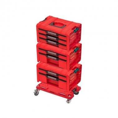 Набір ящиків для інструментів  QBRICK SYSTEM PRO RED Drawer Workshop SET 3 2.0 Red Ultra HD (5901238258353)