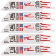 Полотно для шабельних пил THIN KERF MILWAUKEE, 100х1,4мм, (5шт), (метал)