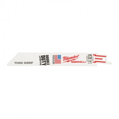 Полотно для шабельних пил THIN KERF MILWAUKEE, 150х1,4мм, (5шт), (метал)