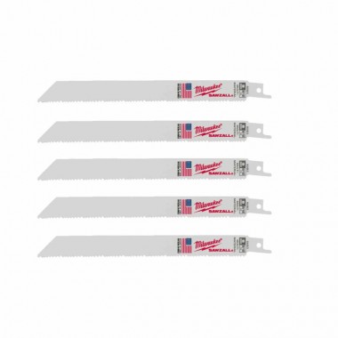 Полотно для шабельних пил THIN KERF MILWAUKEE, 200х3,1/2,1мм, (5шт), (універсальне)