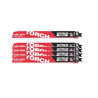 Полотно для сабельных пил TORCH CARBIDE NITRUS MILWAUKEE, 230х2,5мм, (5шт), (металл)