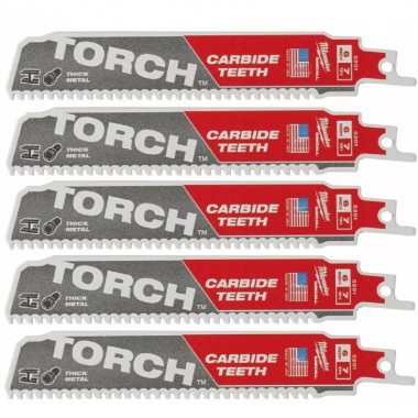 Полотно для шабельних пил TORCH CARBIDE MILWAUKEE, 150х3,1мм, (5шт), (метал)