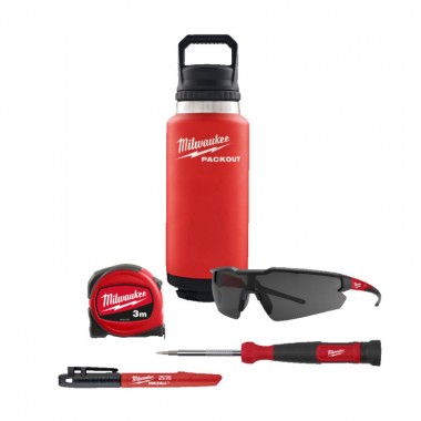 Набор из ручного инструмента и термобутылки PACKOUT MILWAUKEE (5шт)
