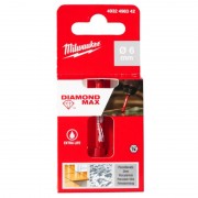 Коронка алмазная Diamond Plus/Max MILWAUKEE, Ø6,0мм (1/4 Hex) (с водой)