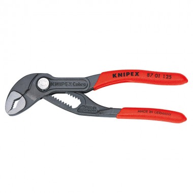 Клещи сантехнические переставные высокотехнологические Ø27мм Cobra KNIPEX 87 01 125 SB, фосфат