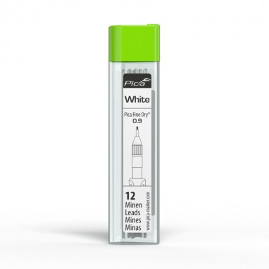 Жала графитовые запасные Pica 7032 для PICA Fine Dry 0,9мм, белые (12шт)