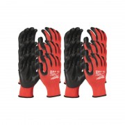 Рукавиці робочі MILWAUKEE, з опором порізам 3/C рівня, розмір 8/M, (12 пар)