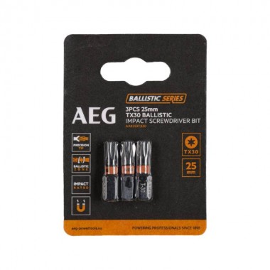 Бита ударная AEG AAK252TX30,  TX30, 25мм (3шт)