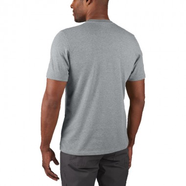Футболка MILWAUKEE HTSSGR-XXL, легкая с коротким рукавом, серая, (размер XXL)