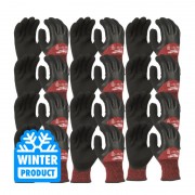 Рукавиці робочі зимові MILWAUKEE, з опором порізам 3/С рівня, розмір 11/XXL, (72шт)