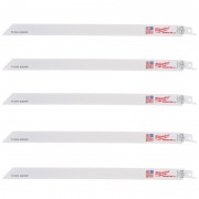 Полотно для шабельних пил MILWAUKEE, 300х2,5/1,8мм, (5шт), (універсальні)