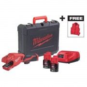 Труборез аккумуляторный по нержавеющей стали MILWAUKEE M12 PCSSMC-202C +жилетка