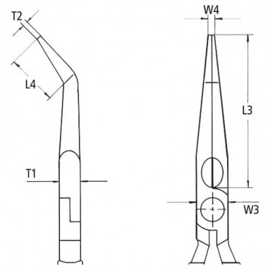 Плоскогубці монтажні KNIPEX 28 81 280