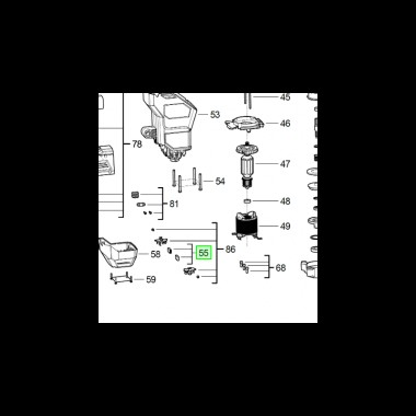 Щітки до перфоратора K850S/Milwaukee