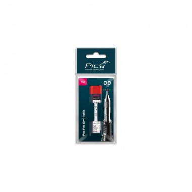 Жала графитовые запасные Pica 7031/SB для PICA Fine Dry 0,9мм, красные (12шт)