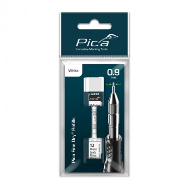 Запасні стержні PICA 7032/SB Fine Dry білий 0,9мм, 12шт