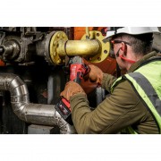 Шліфмашина кутова акумуляторна MILWAUKEE, M18 FSAG125XBMC-502X (ЗП+2ак.Х5Аг+HDкейс) + M18 ALIS-0+жилетка