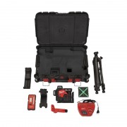 Нівелір лазерний 3D акумуляторний MILWAUKEE, M12 3PLKIT-401P (+зар. прист.,1акум.Х4Аг, кейс PACKOUT)