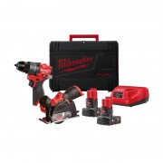 Набор из 2х инструментов аккумуляторных бесщеточных MILWAUKEE M12FPP2G2-402X