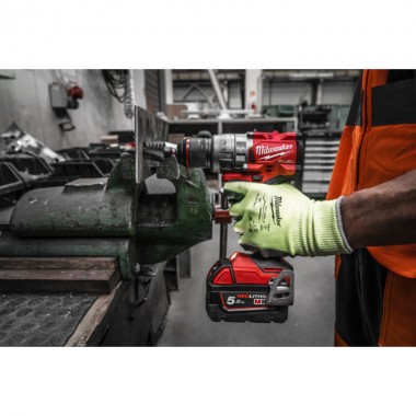 Дриль-шурупокрут з ударом акумуляторний MILWAUKEE, M18 FPD3MC-502X, 158Нм, (+ заряд.пристрій, 2 акум., HD кейс)+M18 ALIS-0+жилет