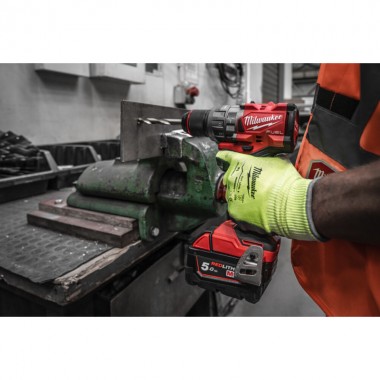 Дриль-шурупокрут з ударом акумуляторний MILWAUKEE, M18 FPD3MC-502X, 158Нм, (+ заряд.пристрій, 2 акум., HD кейс)+M18 ALIS-0+жилет