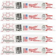 Полотно для сабельных пил TORCH MILWAUKEE, 150х2,5мм, (5шт), (металл)