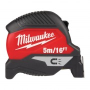 Рулетка магнітна MAGNETIC MILWAUKEE (Gen4), 5м/16фт (30мм)