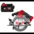 Пила дискова аккумуляторна безщіткова MILWAUKEE M18 FCS552-0, Ø165мм (каркас) + M18 B5 подарунок Пила дискова аккумуляторна безщіткова MILWAUKEE M18 FCS552-0, Ø165мм (каркас) + M18 B5 подарунок