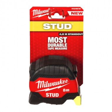 Рулетка STUD MILWAUKEE (Gen 3), 8м (33мм)