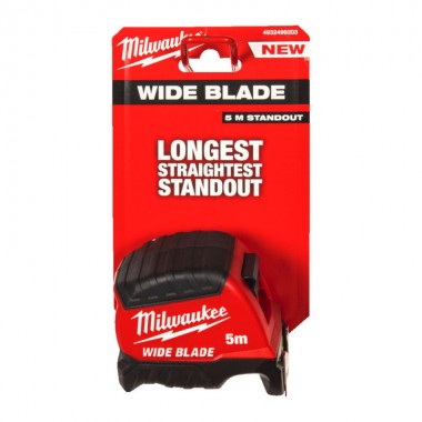 Рулетка WIDE BLADE MILWAUKEE (Gen2), 5м (35мм)