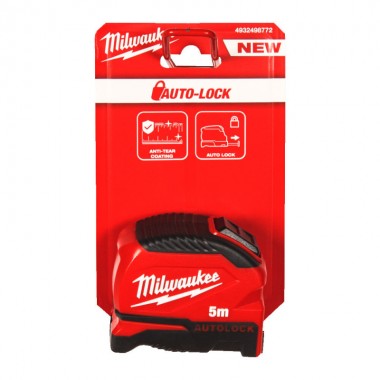Рулетка AUTOLOCK MILWAUKEE (Gen 2), 5м (25мм)