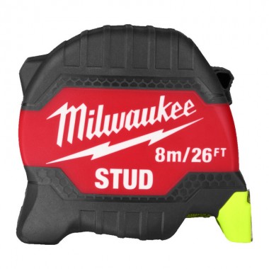 Рулетка STUD MILWAUKEE (Gen 3), 8м/26фт (33мм)