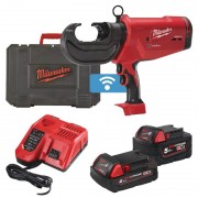 Обжимник гидравлический аккумуляторный для кабелей MILWAUKEE M18 HCCT109/42-522C (ЗУ+2акк.Х5Ач+кейс)