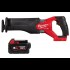 Пила шабельна акумуляторна безщіткова MILWAUKEE M18 FSZ-0 (каркас) + M18 B5 подарунок Пила шабельна акумуляторна безщіткова MILWAUKEE M18 FSZ-0 (каркас) + M18 B5 подарунок