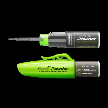 Дисплей маркер-спреев аерозольных меловых Pica Powder (9шт) + заправки (3шт) Дисплей маркер-спреев аерозольных меловых Pica Powder (9шт) + заправки (3шт)