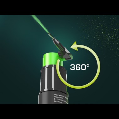 Дисплей маркер-спреев аерозольных меловых Pica Powder (9шт) + заправки (3шт) Дисплей маркер-спреев аерозольных меловых Pica Powder (9шт) + заправки (3шт)