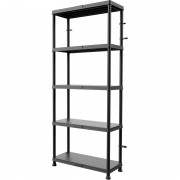 Система стеллажей QBRICK 74, стеллажи для хранения в мастерской, 5 полки, 100 кг