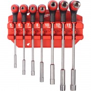 Набор ключей Г-образных с 6гр. головками MILWAUKEE с комфортной ручкой, (5/6/7/8/10/12/13мм) (7шт)