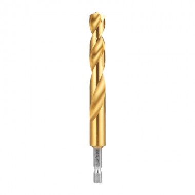 Свердло по металу RedHEX SHOCKWAVE HSS-TiN MILWAUKEE, діаметр 12,0х127х82мм, (5шт), плпстикова коробка