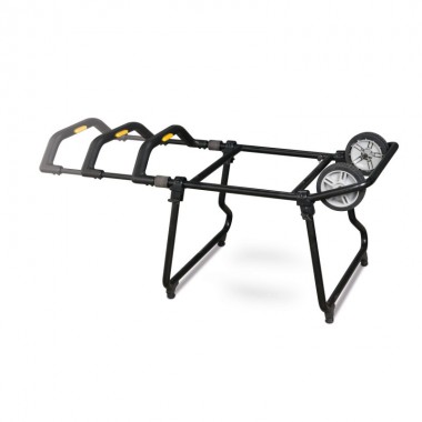 Стол складной с транспортировочными колесами Holzstar