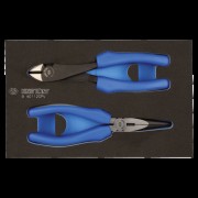 Набор шарнирно-губцевого инструмента 2 предмета (EVA FOAM) KING TONY