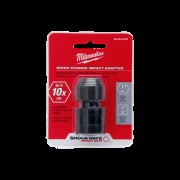 Переходник ударный ShW MILWAUKEE, с квадрата 1/2'' на 1/4'' Hex
