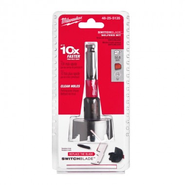 Насадка самоврезающаяся по дереву Switchblade MILWAUKEE. Ø51мм