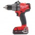 Дрель-шуруповерт аккумуляторная MILWAUKEE M18 FDD-202X, 135Нм (ЗУ, 2Х2Ач,  HDкейс)