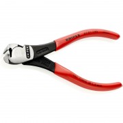 Кусачки торцеві (кліщі) особливої потужності, діаметр 4,0мм KNIPEX 67 01140, фосфатовані
