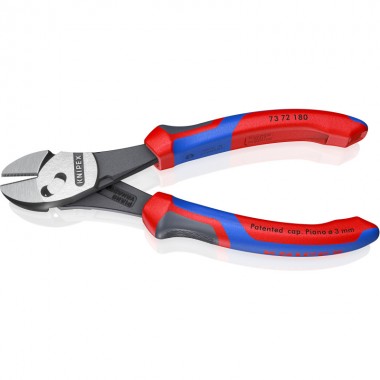 Кусачки боковые (бокорезы) особой мощности TwinForce, Ø4,0мм, 180мм KNIPEX 73 71 180 BK, фосфат Кусачки боковые (бокорезы) особой мощности TwinForce, Ø4,0мм, 180мм KNIPEX 73 71 180 BK, фосфат