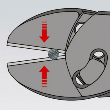 Кусачки боковые (бокорезы) особой мощности TwinForce, Ø4,0мм, 180мм KNIPEX 73 71 180 BK, фосфат Кусачки боковые (бокорезы) особой мощности TwinForce, Ø4,0мм, 180мм KNIPEX 73 71 180 BK, фосфат