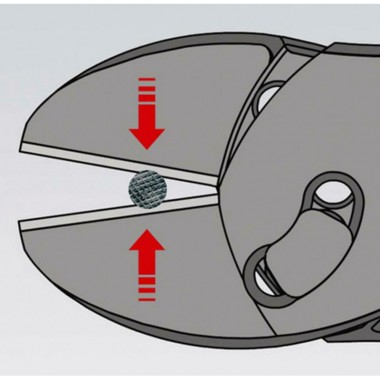 Кусачки боковые (бокорезы) особой мощности TwinForce, Ø4,0мм, 180мм KNIPEX 73 71 180 BK, фосфат Кусачки боковые (бокорезы) особой мощности TwinForce, Ø4,0мм, 180мм KNIPEX 73 71 180 BK, фосфат