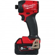 Шуруповерт ударний гідравлічний акумуляторний безщітковий MILWAUKEE, M18 FIDRQ-502X,113Нм (зарядний пристрій М12-18 FC, 2 акумул