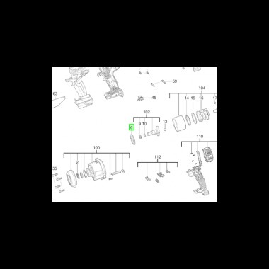 Шайба поліуретанова під вал для гайковертів MILWAUKEE